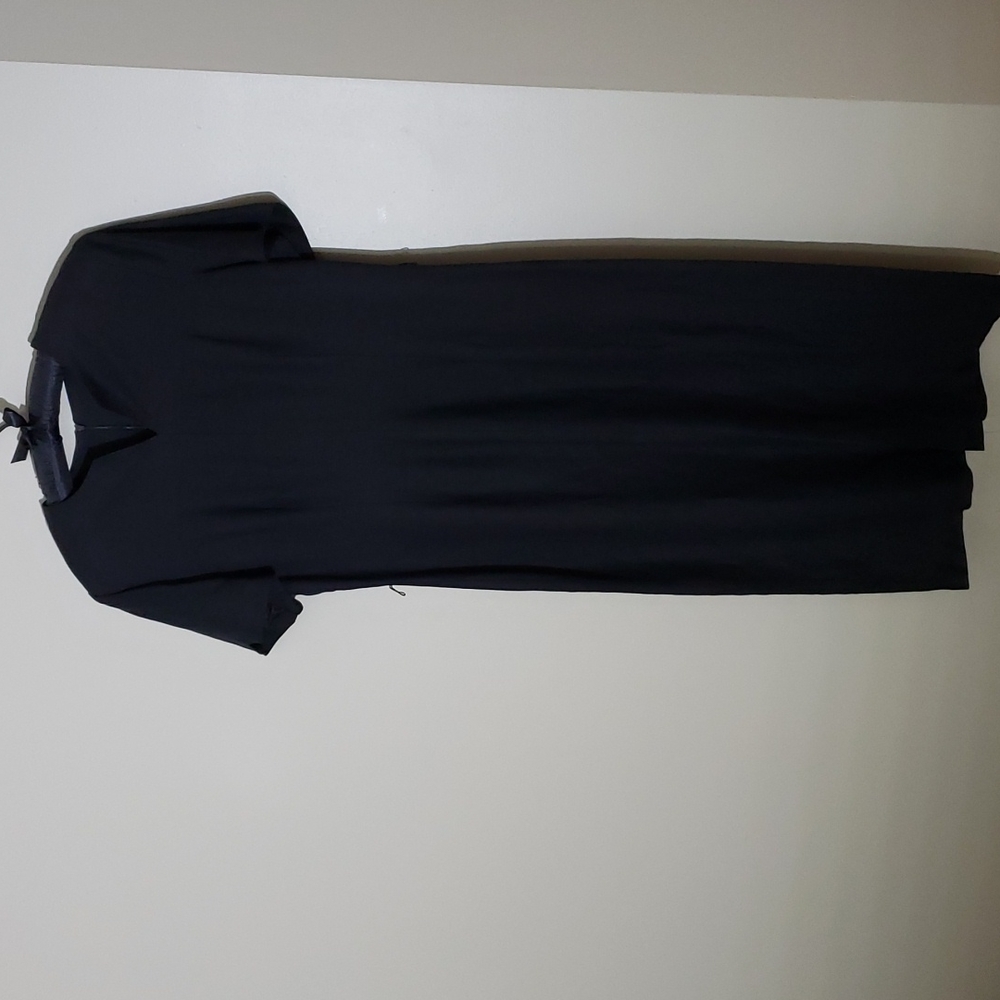 Coldwater Creek black linen dress